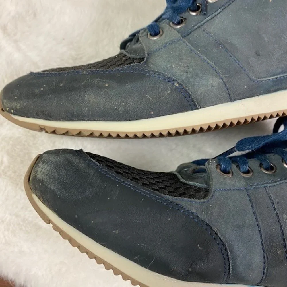 Marc Joseph New York 367002 Empire State Sneaker in Jeans Nubuck,‎ size 7M